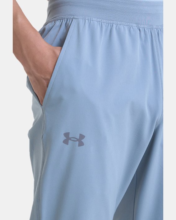 Men's UA Launch Pants in Gray image number 3